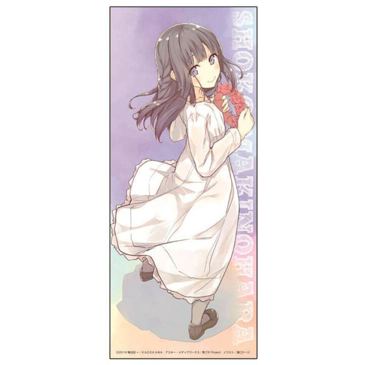 青春ブタ野郎はバニーガール先輩の夢を見ない iPhoneケース 13 Pro Max 描き下ろしイラスト 牧之原翔子 ひまわりと白いワンピースver.