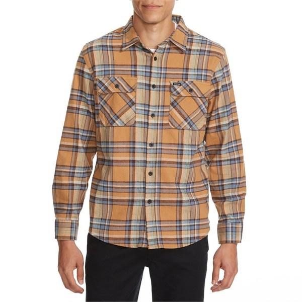 ブリクストン メンズ シャツ トップス Brixton Bowery Long-Sleeve Flannel Shirt  :21-201582-lion:リビーダ !ショップ 通販 