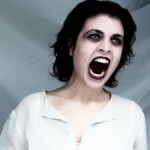 Angry Goth Woman angry woman